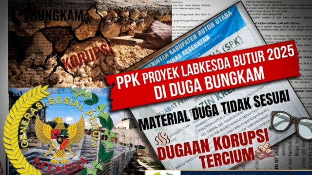 Proyek Labkesda Buton Utara Senilai Rp9,7 Miliar Disorot: PPK Bungkam, GSPI Sultra Duga Ada Pelanggaran Spesifikasi